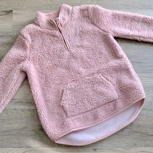 Carter’s Girls’ Size 10 Sherpa Fleece Quarter Zip Pullover